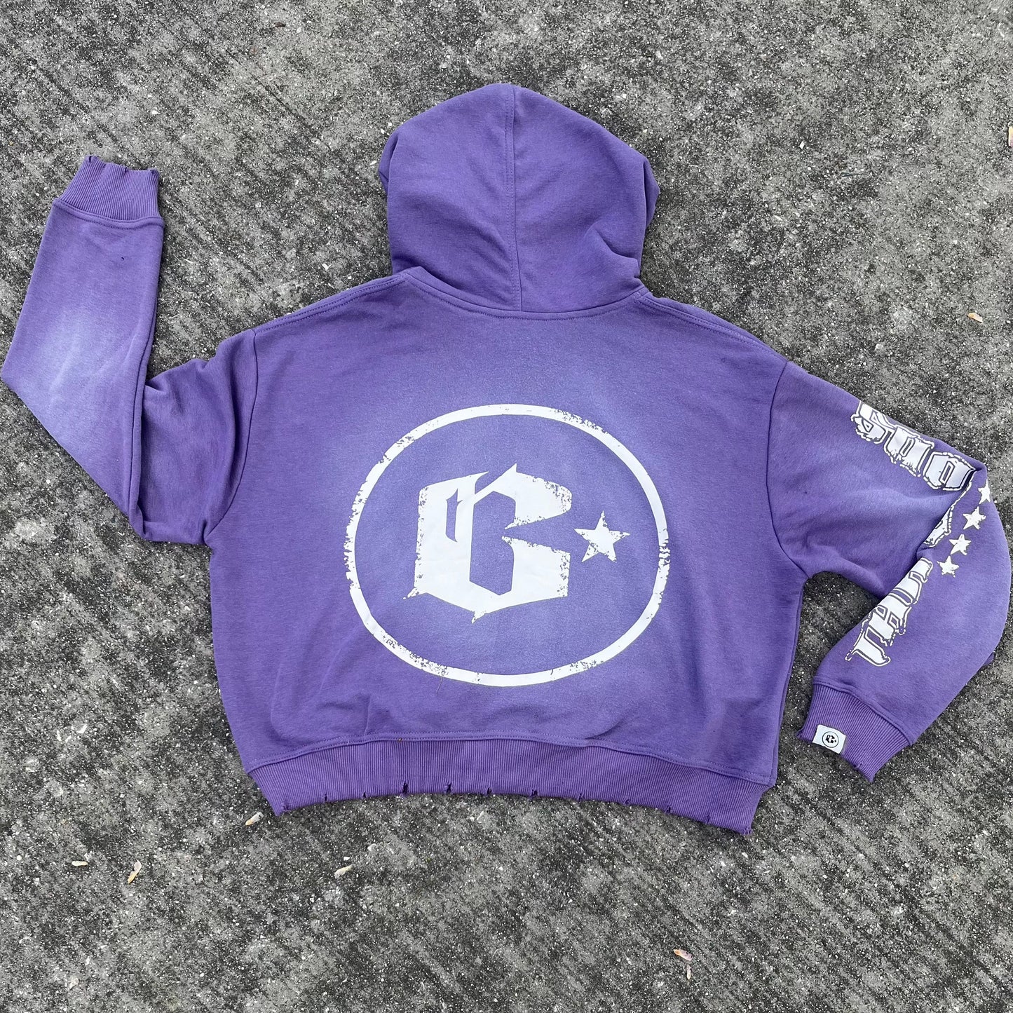Purple Sun Fade Zip Up