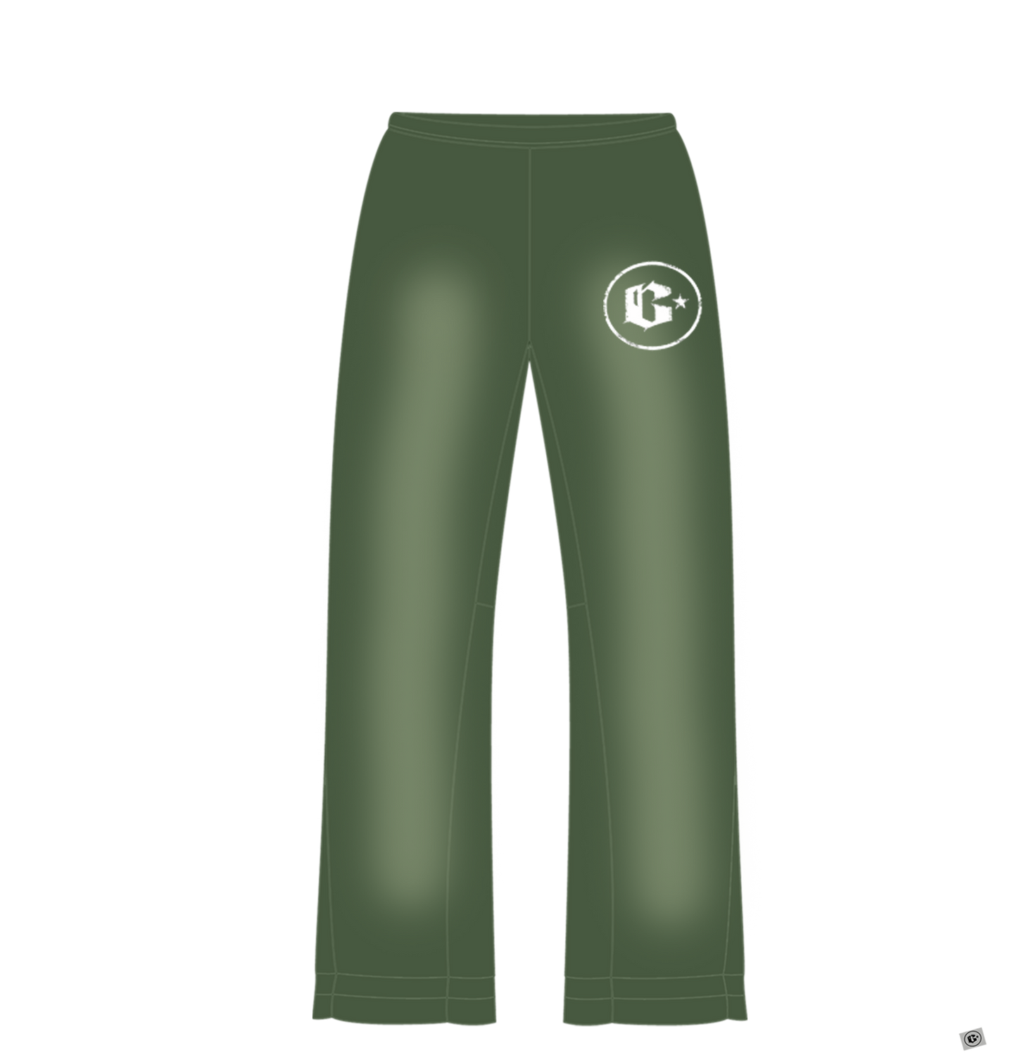Olive Green Sun Faded Sweatpants