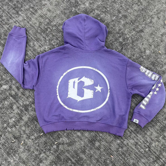 Purple Sun Fade Zip Up